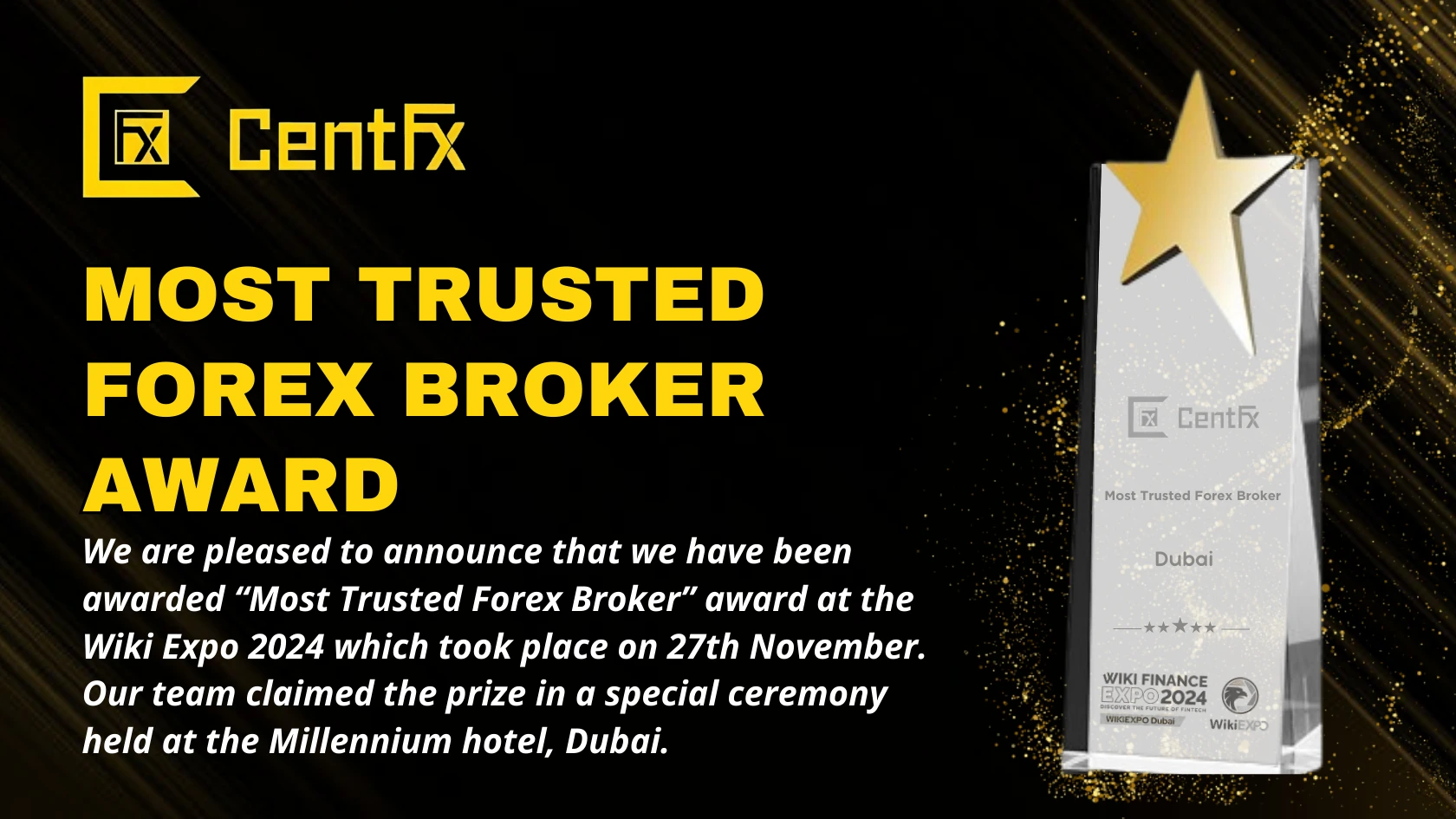 Award Most Trusted Broker